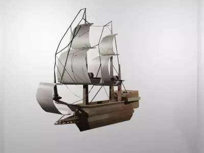 priate ship 3D model