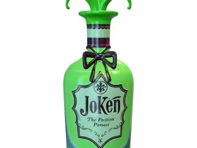 Pack Bottle Low-poly 3D model