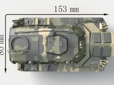 Alvis F603 Saracen 3D print model