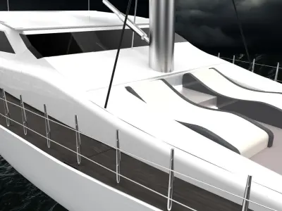 Sailing Yacht 3D model
