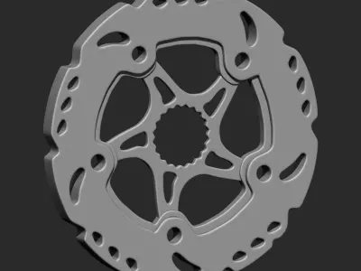 Gear Disk IMM OBJ Brush Pack 8 in One 3D model