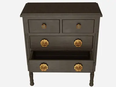 3D Model Nightstand from the 50th 3D model