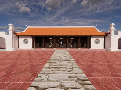 Sacred Ritual  -  Temple Chuong Free 3D model