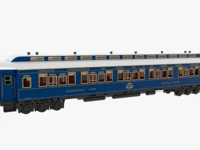 Sleeping Car Orient Express 3D model