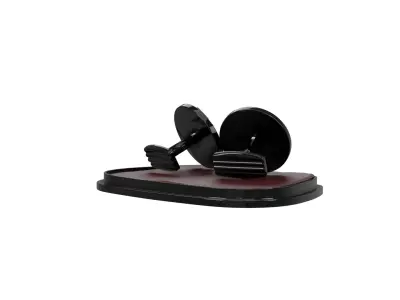 Spy Style Suit Cufflink 3D model