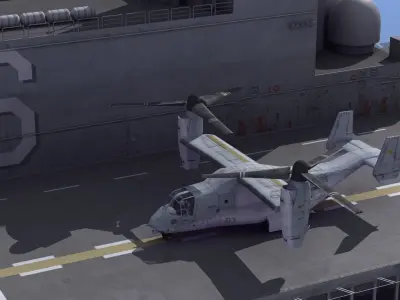 LHA6 USS America  3D model