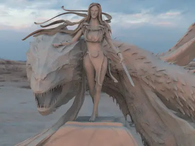 Dragon Lady 3D model