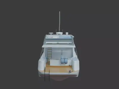 Yacht 3D model