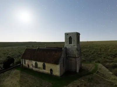 Ultra Realistic Church Scan 8K HD 3D model