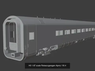 Metropolitan ICE train set 3D Model Pack