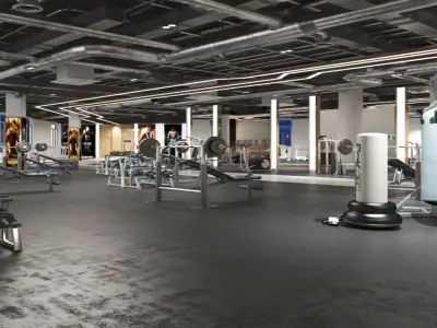 Gym Club 29 3D model