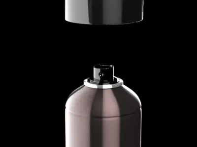 Perfume Spray Bottle Low-poly 3D model