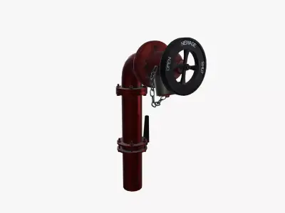 Fire Hydrant Valve 3D model