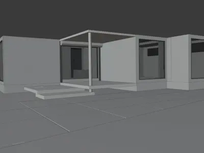 Container office 3D model purchase