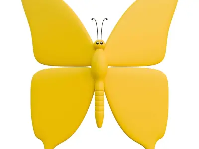Butterfly 3D model get
