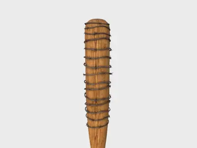 Baseball Bat Weapon 05 - Lucille - Character Weaponry 3D model