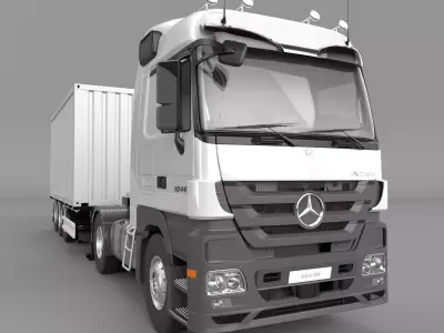2010-MERCEDES-BENZ-Actros-1844 Add Container 3D model