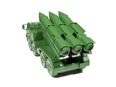 Missile launcher 3D print model