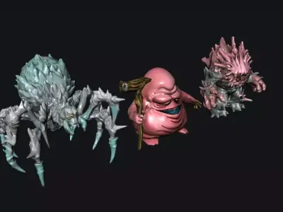 Creature Monsters 3D model order