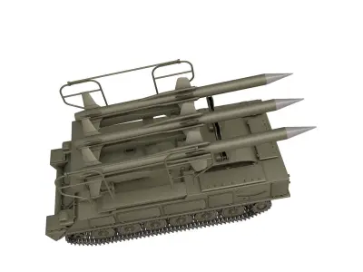 SA-6 Gainful 2K12 Kub 3D model