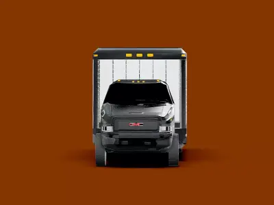 350 low poly vehicle 3D print model