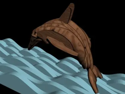 dolphin Free 3D model purchase