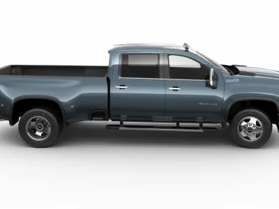 Silverado 2020 3500HD pick-up truck 3D model