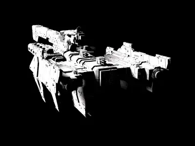Paris Class Heavy Frigate 3D model