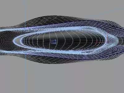 Futuristic Boat 3D model purchase