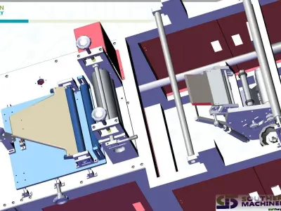How KN95 mask automatic production line for fighting COVID-19 3D model