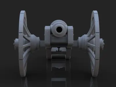 Napoleon Cannon 3D print model