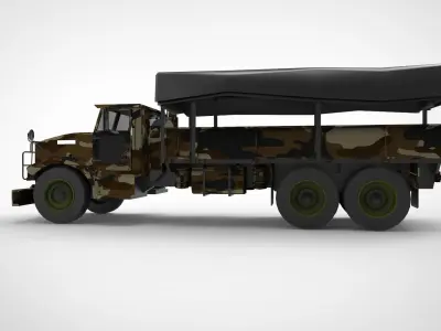 Military truck type A 3D model