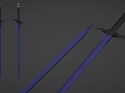 Stylized Fantasy Weapons Pack Low-poly 3D model