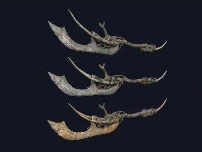 Nomad Sharp Spear Low-poly 3D model