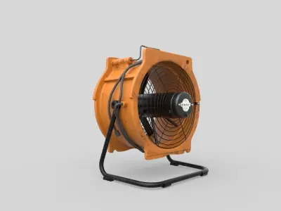 Industrial Fan 3D model get