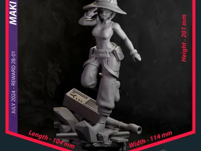 Maki STL Ready for 3D Printing 3D print model