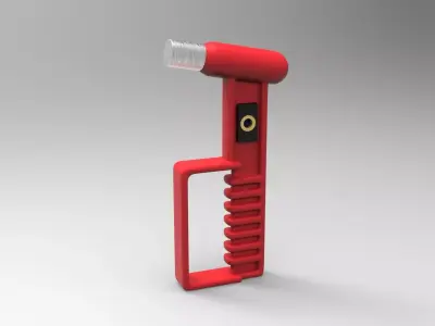 Emergency Exit Hammer Low-poly 3D model