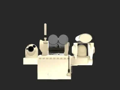 USMC MARINE AUTO TURRET 3D model