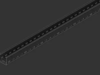 Cable Tray 50mm x 3000mm TYPE2 3D model