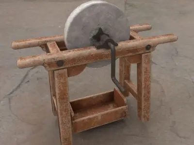 Old Grinstone 3D model