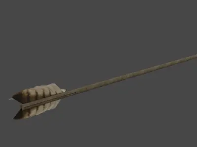 The Skull Bow Low-poly 3D model