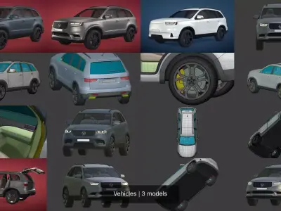 Generic SUV - Car 3D Model Pack