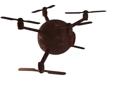 Watchbot Low-poly 3D model