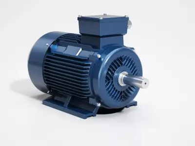 Electric motor 3D model from CGTrader