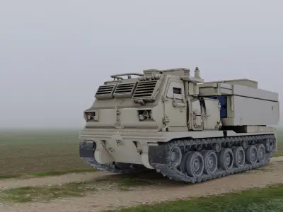 Israeli Defence Forces M270 MLRS 3D model