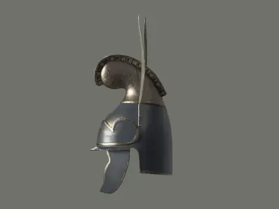 Phrygian helmet - Greek Helmet Low-poly 3D model