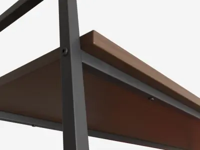 Urban Industrial Ladder Desk 3D model