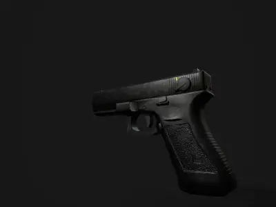 Glock 18 G18 Free low-poly 3D model