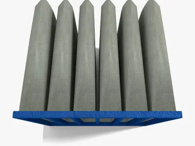 Soft Bag Filter 3D model