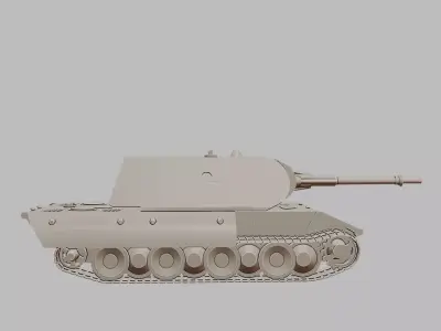 E 100 Super Heavy Tank 3D Printable Model 3D print model